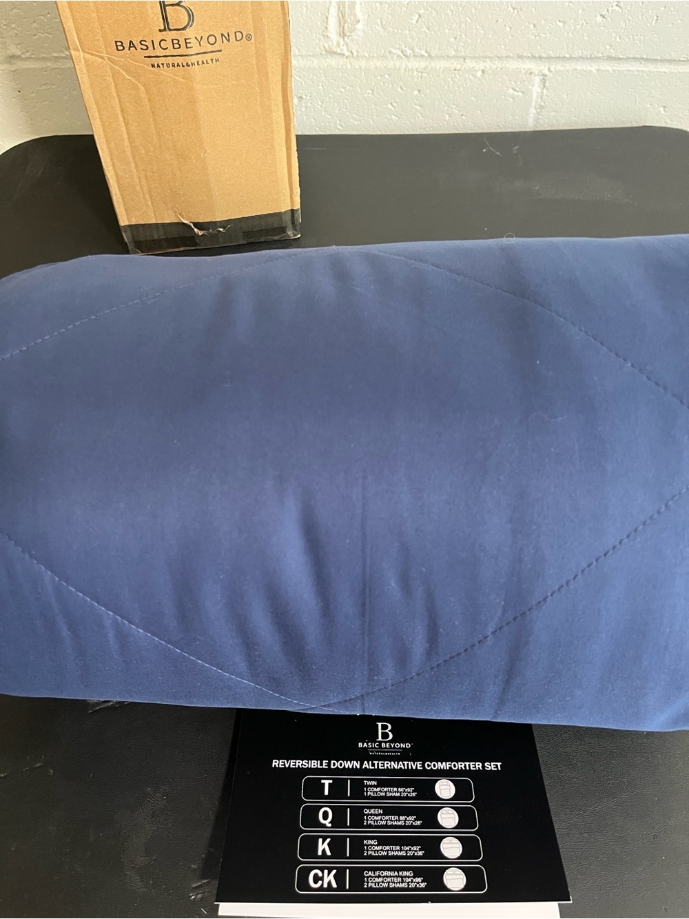 Basic Beyond Reversible Comforter Set - Queen - Picture 2 of 4